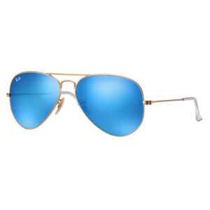 Γυαλιά ηλίου Ray Ban χρυσό μπλε καθρέπτης RB3025-112-17
