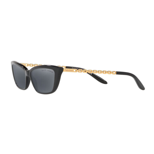 Γυαλιά ηλίου Ralph Lauren μαύρο χρυσό καθρέπτης ασιμί RL8173-5001-6G