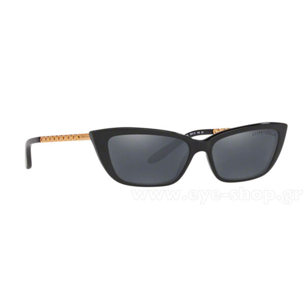 Γυαλιά ηλίου Ralph Lauren μάυρο χρυσό καθρέπτη ασιμί RL8173-5001-6G
