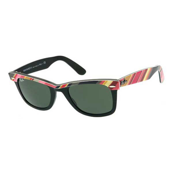 rayban-RB2143-1027-50-wayfarer-II-original-black-mylticolor-pink-g15-genuine-ESM