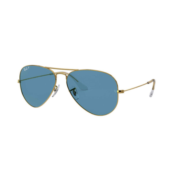 rayban-RB3025-9196-s2-58-aviator-gold-blue-polarized-genuine-ESM