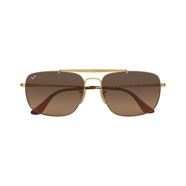 rayban-RB3560-9104-43-The-Colonel-gold-brown-browndegrade-genuine-ESM-ph3
