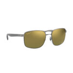Γυαλιά ηλίου Ray Ban μολιβί καθρέπτης χρυσό RB3660ch-90756o