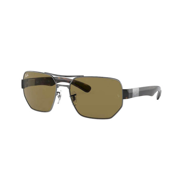 rayban-RB3672-004-73-60-gunmetal-brown-genuine-ESM-ph1