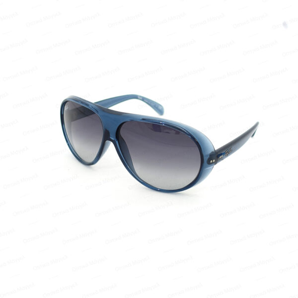 rayban-RB4112-656-8g-64-macarthur-blue-gris-degrde--genuine-ESM