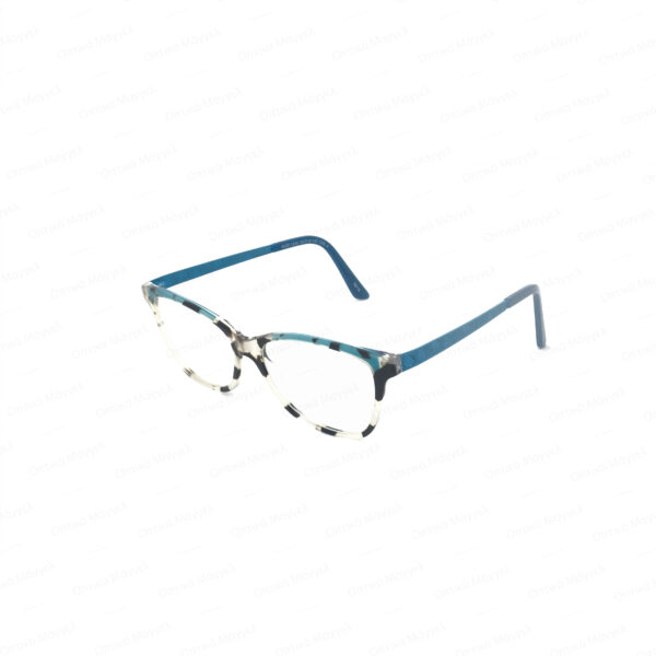 Γυαλιά οράσεως TF τυρκουάζ διάφανο μαύρο1335-col4