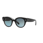 rayban-RB2192-1294-3m-47-roundabout-black-clear-greenblue-degrade-genuine-ESM-a
