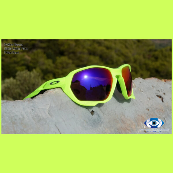 Γυαλιά ηλίου κίτρινα μωβ Oakley OO9019-04 Plasma Retina Burn Fluorescent Prizm Road