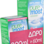 Υγρό φακών επαφής Opti Free Pure Moist 300ml+60ml