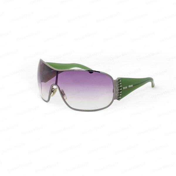 Γυαλιά ηλίου πράσινο μωβ Miu-Miu SMU56G-1BC-3O1