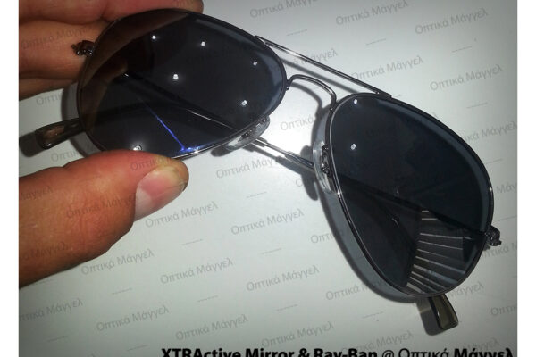Γυαλιά ηλίου RayBan 3025 Aviator με φακούς Transitions Style Mirrors Silver