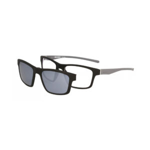 Γυαλιά οράσεως μαύρο γκρι με clip-on Solano CL30012b
