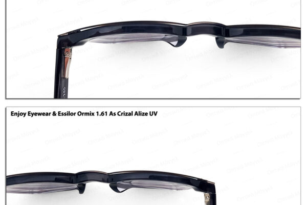Γυαλιά οράσεως Enjoy με δικό τους μαγνητικό πολωτικό clip-on και φακούς Essilor Ormix 1.61 As Crizal Alize UV