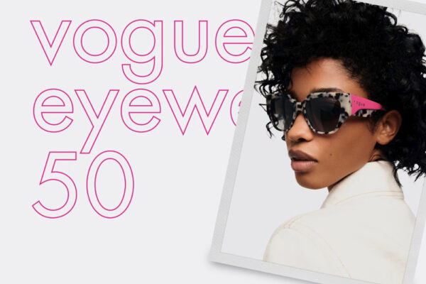 Γυαλιά Ηλίου Vogue VO5409s-307611 Ivory-beige tortoise, pink temples - 50 years of Vogue anniversary official photo