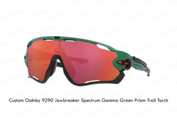 Custom Oakley 9290 Jawbreaker Spectrum Gamma Green Prizm Trail Torch