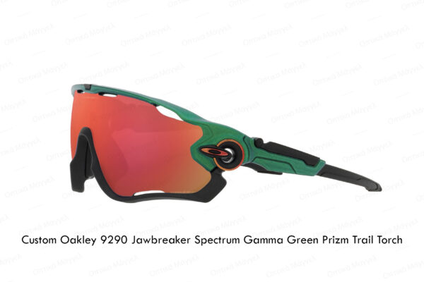 Custom Oakley 9290 Jawbreaker Spectrum Gamma Green Prizm Trail Torch p2