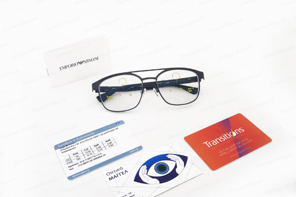 essilor eyezen start transitions xtractive polarized crizal sapphire hr emporio armani 2093-3294-6g-2