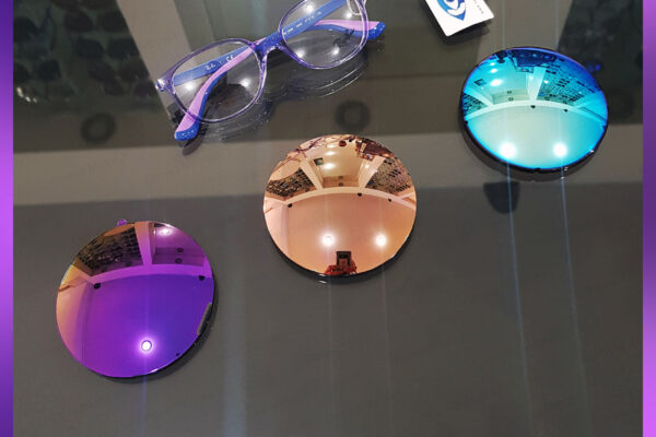 Our Work with Divel Italia Purple mirror lenses on RayBan Junior frame - Last 3 lenses choises ph5