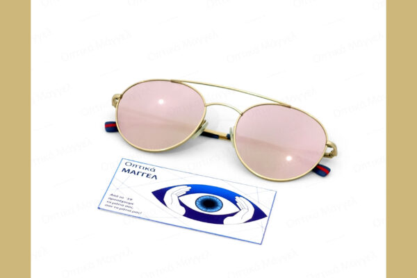Our Work with Divel Italia Pinkgold mirror lenses on Prada sunglasses - ph1