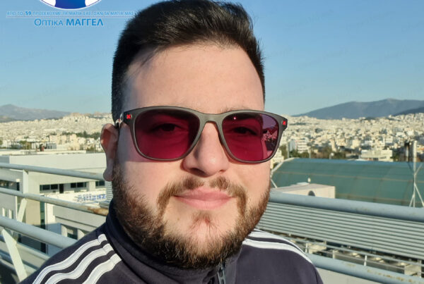 Oakley Cerebral με Essilor Eyezen Focus Transitions GenS Ruby